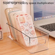 TIME 1PC Refrigerator Organizer Bins, Clear Staable Plastic Food Storage Ra With Handles Eyelash Sto
