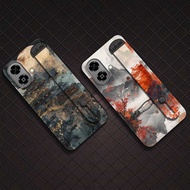 Wrist Strap Painting Phone Case For ZTE Blade A35e 6GB RAM 64GB Fashion Design Plain color Back Cove