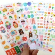 韓國【Afrocat】yummy friends deco sticker 手作 手創 裝飾 貼紙 甜蜜 可愛