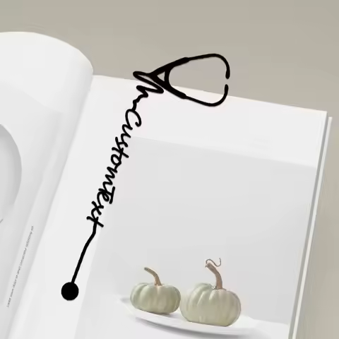 Custom Stethoscope Bookmark, Book Lover Gift, Doctor Career Bookmark, Nurse Gift, Doctor Gift, Uniqu