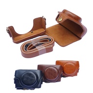 New PU Leather Camera Case bag For Sony RX100 RX100 II III RX100 IV V camera Bag Cover with strap