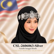 Livas Gandik Klasik Sanggul Tradisional Malaysia Cekak Rambut Pengantin Melayu Aksesori Dahi Nikah K