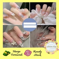 Embossed Wedding Fake Nails / 3D Bride Wedding Fake Nails / 3D FAKE NAILS FOR WEDDING