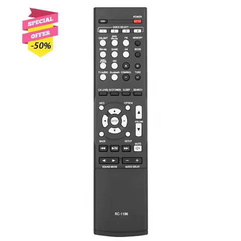 RC-1196 Remote Control For Denon AV Receiver AVR-S510 AVR-1612 AVR-S900S AVR-S710W AVR-2112CI AVR-X2