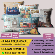 SARUNG BANTAL PRINTING MOTIF LONDON -Desain Unik & Hiasan Sofa Elegan-