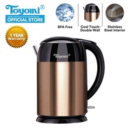 TOYOMI 1.7L S.S. Cordless Kettle Jug WK 1750