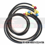 ชุดสายน้ำยาแอร์ ยี่ห้อ TASCO BLACK มี 2 รุ่น TB120SM R22 TB140SM R32 ชุด3เส้น แดง เหลือง ฟ้า ความ