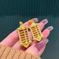Women man 916 gold  Abacus Pendant / emas loket 916 Abacus