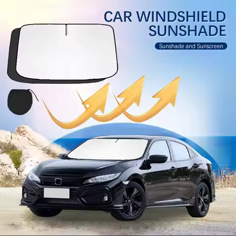 Car Windshield Sun Shade Covers for Front Window Sunscreen UV Parasol For Honda Civic eg ek fn2 10th