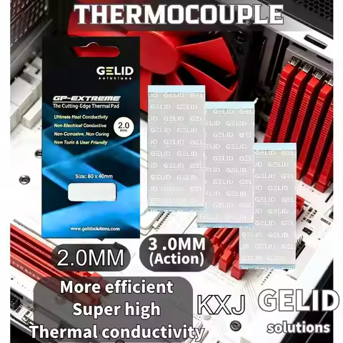 2PCS 2026 Hot GELID Thermal Pad CPU/GPU Graphics Motherboard Silicone Grease Pad Heat Dissipation Si