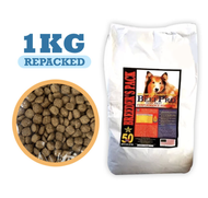 REPACKED Beef Pro Beefpro (Adult & Puppy) Dry Dog Food with Real Beef Protein 500g/1KG