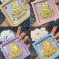 0.3g 999 (24K) 足金生日蛋糕 999 Gold Birthday Cake Collection Decor Emas 999