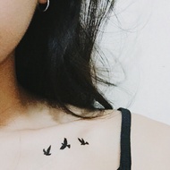 -PETIT BAZAR- Korean Black Little Asuka Tattoo Sticker Fake Leaflet