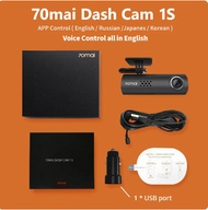 70mai Dash Cam 1S Car DVR 70mai Camera Support Smart Voice Control