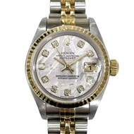 ROLEX DATE-JUST METEORITE K18 × SS 26mm 79173G 勞力士 Datejust Meteor 女士大修 隕石錶盤