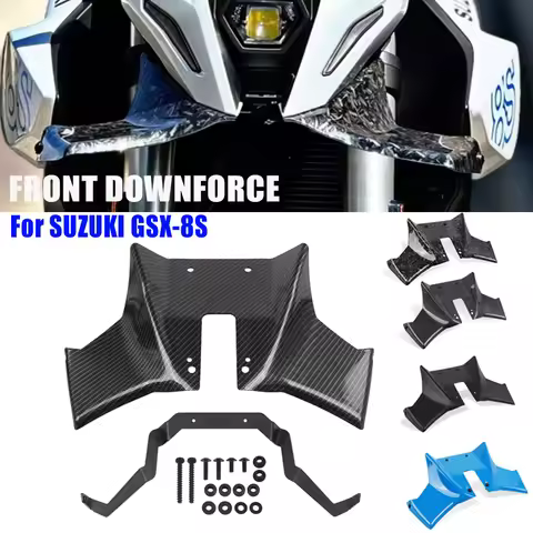 For Suzuki GSX8S GSX 8S GSX-8S 2023-2024 UP Motorcycle Sport Downforce Spoiler Aerodynamic Wing Defl