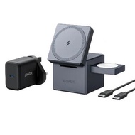 🔥今期抵買🔥 Anker 3-in-1 Cube with MagSafe 三合一 Apple充電器 (Y1811)