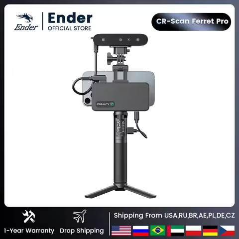 Creality 3D Scanner CR-Scan Ferret Pro Handheld Anti-shake Tracking WiFi6 24-bit full-color Wireless