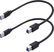 USB 3.0 Type B Printer Cable USB 3.0 Type A Male to Type B Male Plug High Speed Printer Cord for Sca