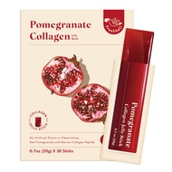 Pomegranate Collagen Jelly Stick (20g x 30 sticks) Marine Collagen Peptide with 100% Real Spain Pome
