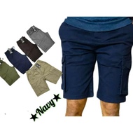 Mans 6 pockat short sleeve seluar pant slim fit new stock😊