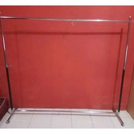 GANTUNGAN Round Pipe Clothes Goal Clothes Hanger Stand Rack Stainless Steel Clothes Hanger Iron Goal