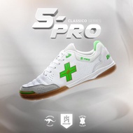 รองเท้าฟุตซอล [IMANE FUTSAL 5PRO NAPPA IMF1 002] รองเท้าฟุตซอล หนังแท้ ตัดเย็บอย่างดี ใส่สบาย บาลานซ