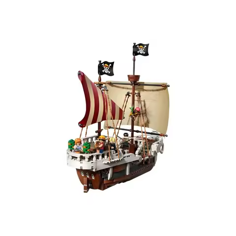 LEGO Monkey D. Luffy, Roronoa Zoro, Nami, Going Merry, Usopp, Sanji Advance Merry Pirate Ship Buildi