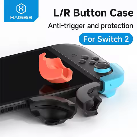 Hagibis L/R Trigger Buttons Protective Case for Switch2 L/R Shoulder Button Cover Cap ZR/LR Anti-mis