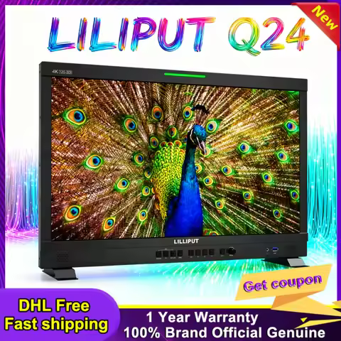 LILLIPUT Q24 23.6 inch 4K 12G-SDI w HDMI-compatible 2.0 Input Professional Broadcast Production Stud