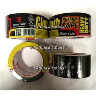 (1 Piece) WHOLESALE Nachi Cloth Tape 2 Inch x 12 Meters Black / Black Cloth Tape Nachi Insulation Ta