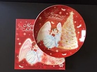 Peko-chan Christmas Picture Plate, Diameter Approximately 6.3 inches (16 cm)