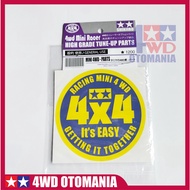 Tamiya - Mini Racing Sticker 4WD 4x4 It's EASY Getting It Together