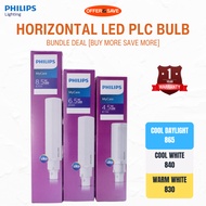 [1 Year Warranty] Philips LED Horizontal PLC PL-C G24D  Light Bulb Warm White Cool Daylight