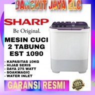 MESIN CUCI SHARP 10 KG 2 TABUNG MESIN CUCI SHARP 10KG REAL 10KG