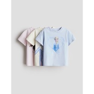 H&M shirt 3 pack elsa frozen 4-6y
