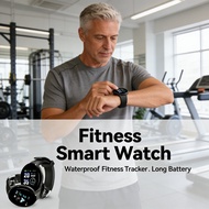 Sports Watch Smart Watch Round Screen Color D18 Heart Rate Sleep Monitor Step Blood Pressure Watch 1