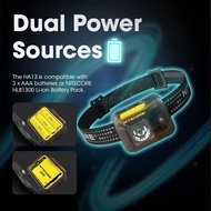 nitecore headlamp HA13 hiking campig