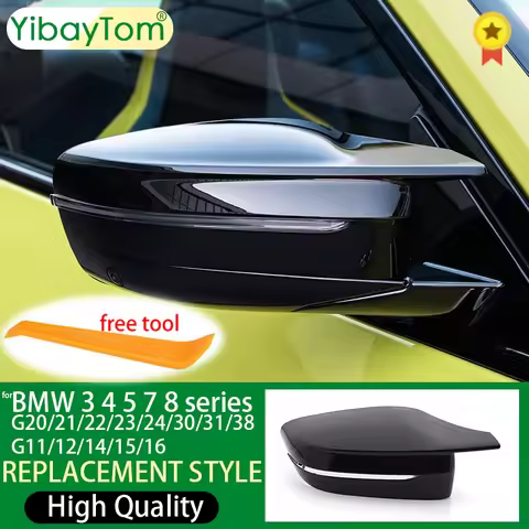 For BMW 3 5 7 8 Series G20 G21 G28 320d 330e 330i G30 G38 G11 G12 G15 G16 Car Side Wing Mirror Cover
