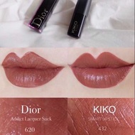 KIKO 432 日常溫柔奶茶色唇膏 黑管口紅唇彩 義大利開架彩妝品牌 香港代購 平價版Dior 620 平替
