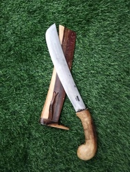 golok tebas bambu dan kayu