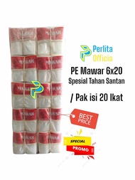 Plastik PE Mawar Es Lilin Es Mambo Uk 6x20 / Pak isi 20 Ikat