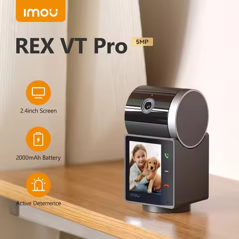 IMOU Rex VT Pro 5MP/3K Indoor Wifi PTZ Security Camera One-touch Video Call AI Human & Pet Detection