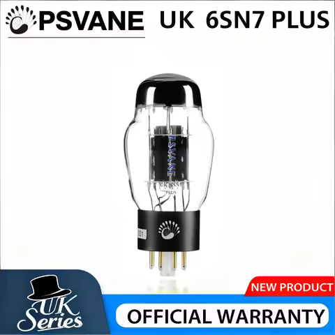 PSVANE 6SN7PLUS Vacuum Tube Direct Upgrade and Replacement 6SN7GT/6N8P/CV181/6SN7/CV181-TII | New Pr