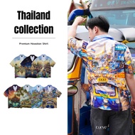 Curve Hawaiian Shirt Thailand (Size S M L XL 2XL 3XL 4XL 5XL) Comfortable Fabric Hawaiian Shirt Man
