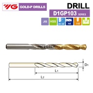 D1GP103 Mata Bor 5.1 mm YG Drill Bit 5.1mm HSS GOLD-P Bor Besi Tin 5