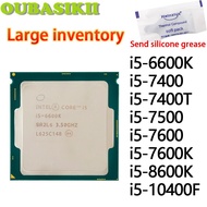 Intel Core I5-6600K I5-7400 I5-7400T I5-7500 I5-7600 I5-7600K I5-8600K I5-10400F Desktop Processor LGA 1151/1150