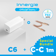 Innergie C6 (US) หัวชาร์จ USB-C 60 วัตต์
