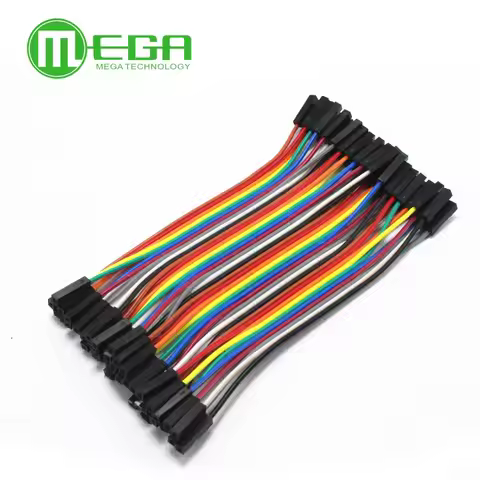 40pin 10cm 2.54mm 1pin Female to Female jumper wire Dupont cable