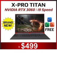 Brand New XPro Titan 16 Inch Gaming Laptop | Intel i9 (10th Gen) | RTX 3060  | 512GB SSD | Fast Ship